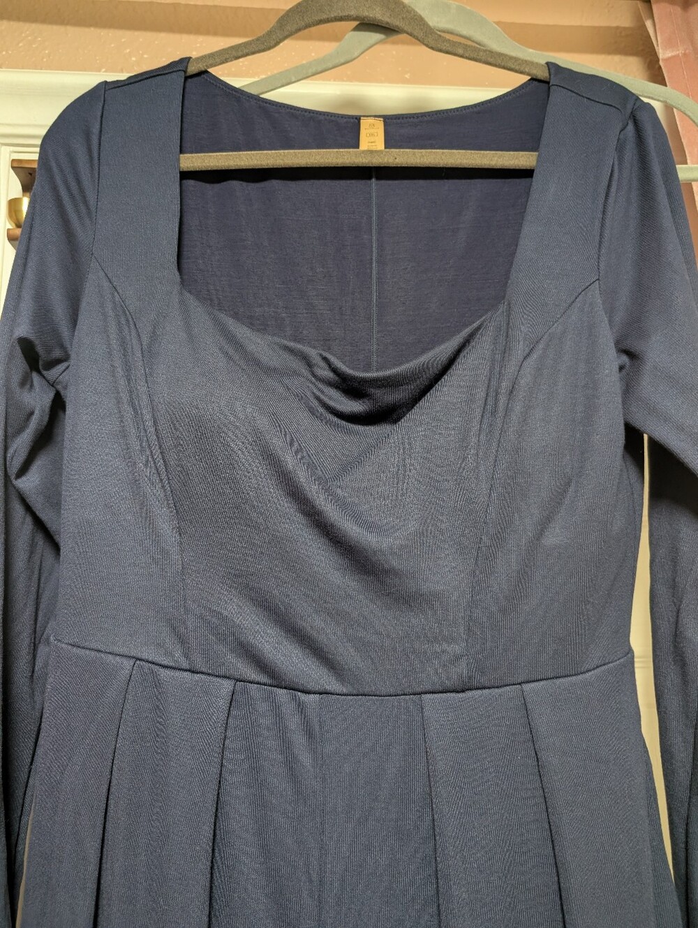 SHAPELLX Navy Long-Sleeve Shaping Jumpsuit - NWOT